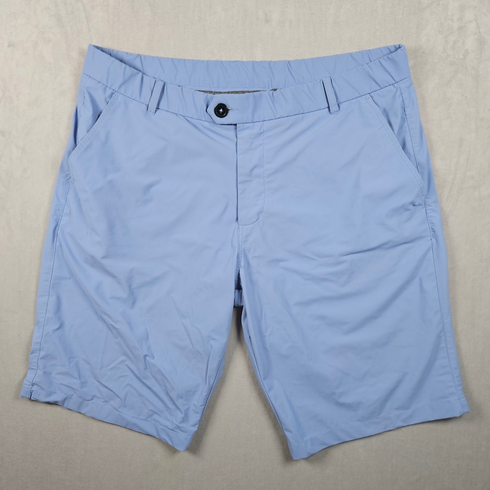 Greyson‎ Montauk Shorts Mens 38 Light Blue Golf Performance Technical Stretch